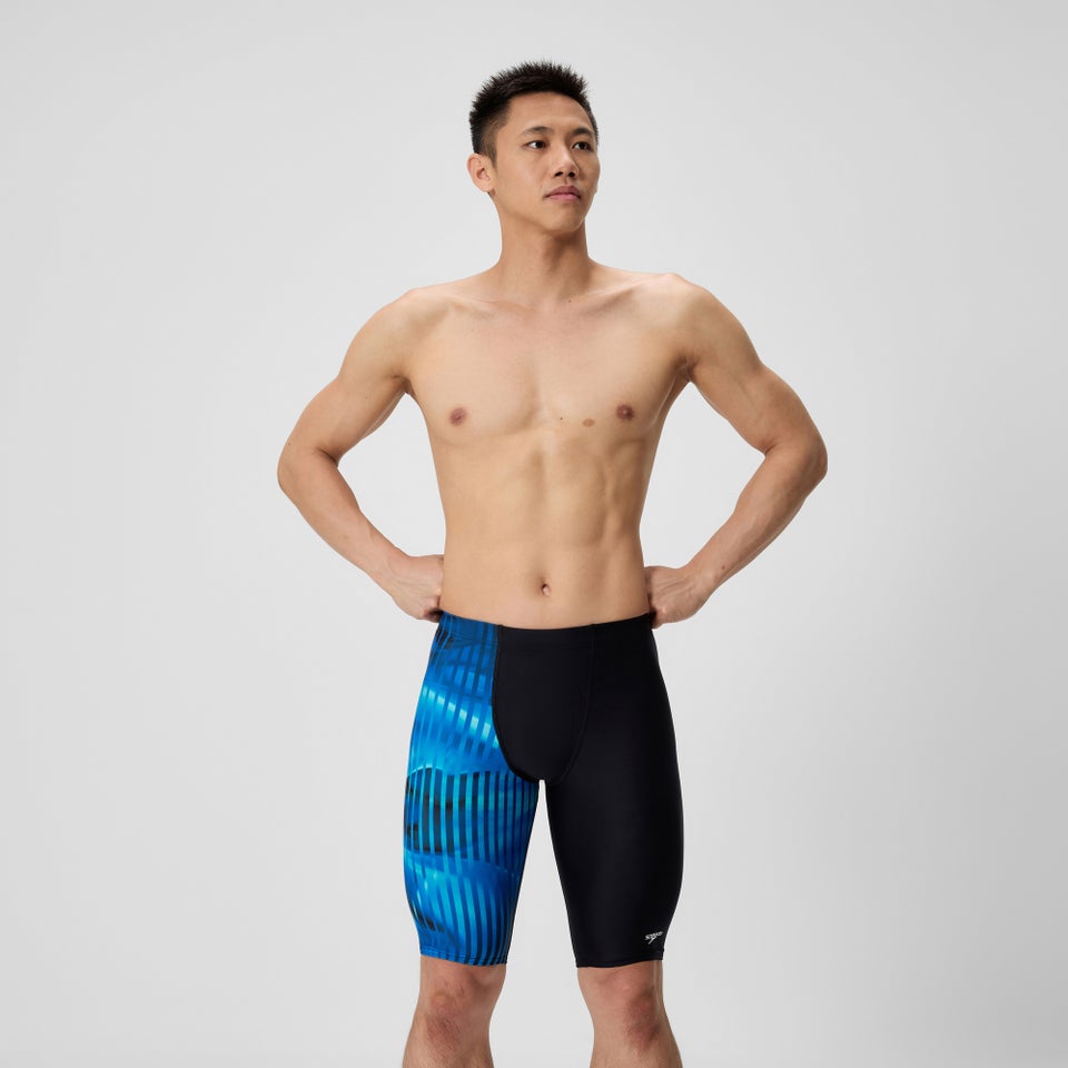 Men's Club Training Printed Jammer Blue/Black