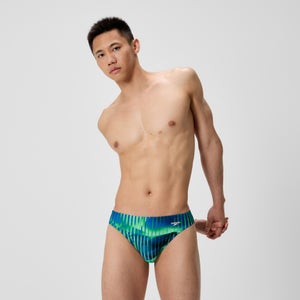 SPEEDO ML LINEAR LAVA BRIEF BLU/GRN - 36