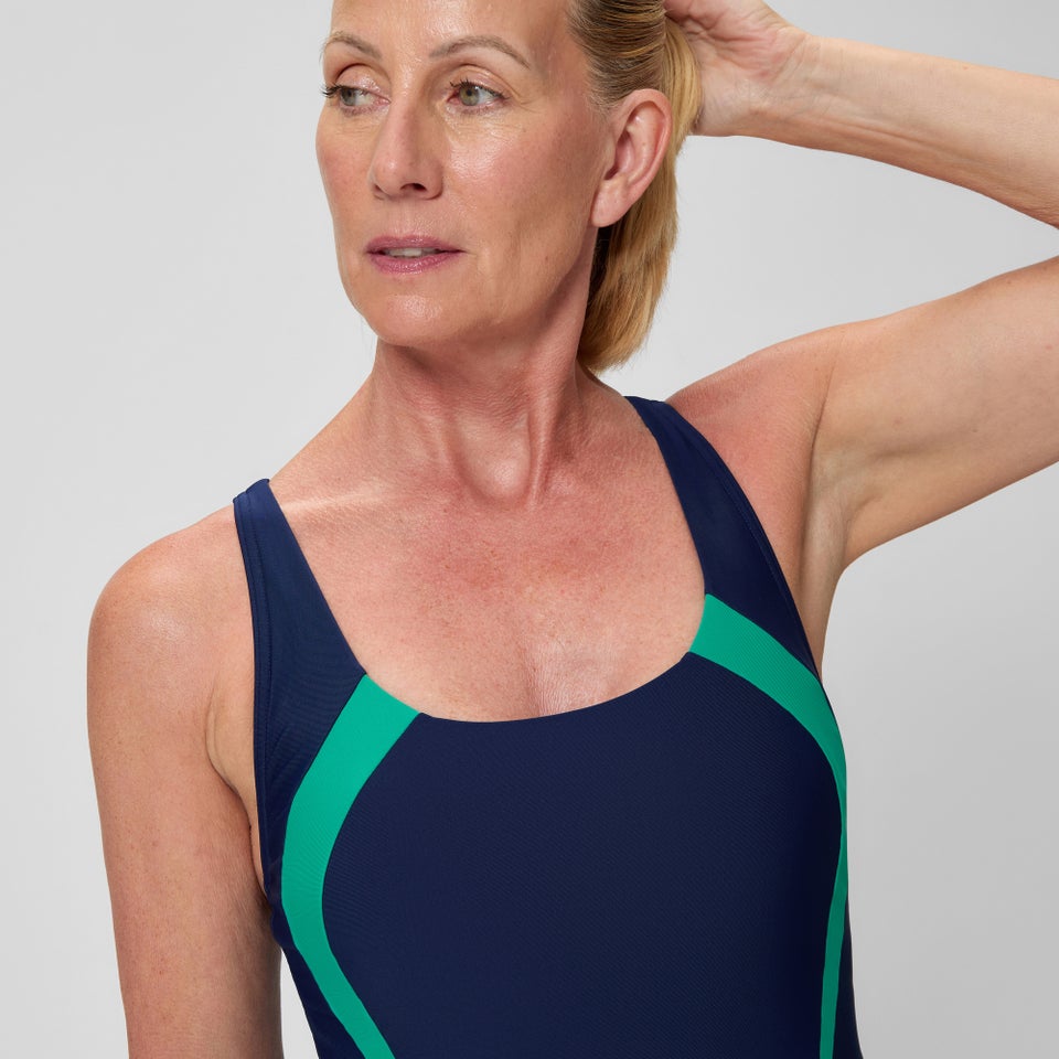 Women's Quantum Contour One Piece Navy/Teal