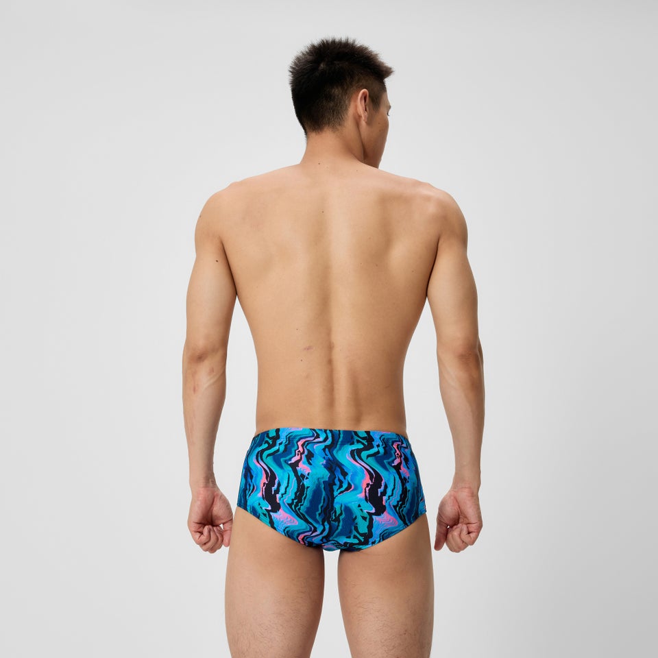Men's Club Training Printed Brief Blue/Black