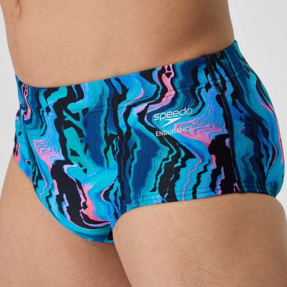 Men's Club Training Printed Brief Blue/Black