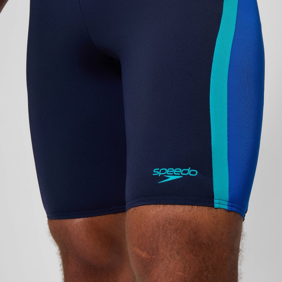 Men's Solid Splice Jammer Navy/Blue