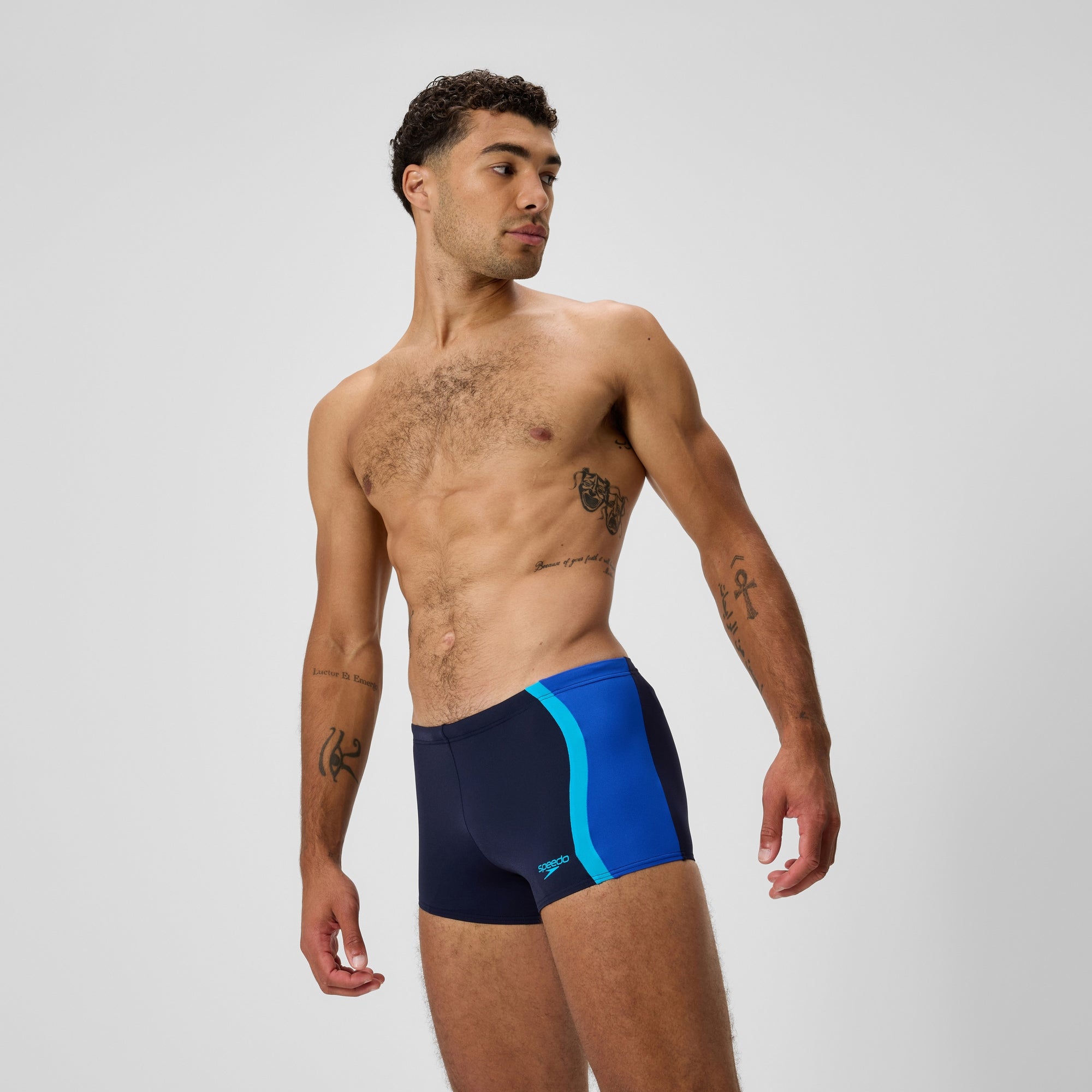 Men's Splice Square Leg Navy/Blue | Speedo USA