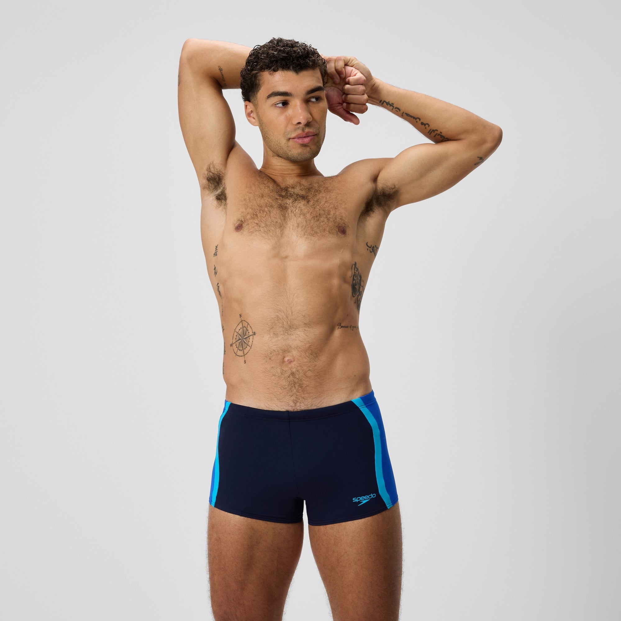 Men's Splice Square Leg Navy/Blue | Speedo USA