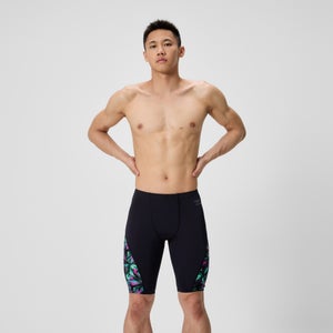 SPEEDO ML SPLICED PRINTED JAMMER BLK/GRN - 34