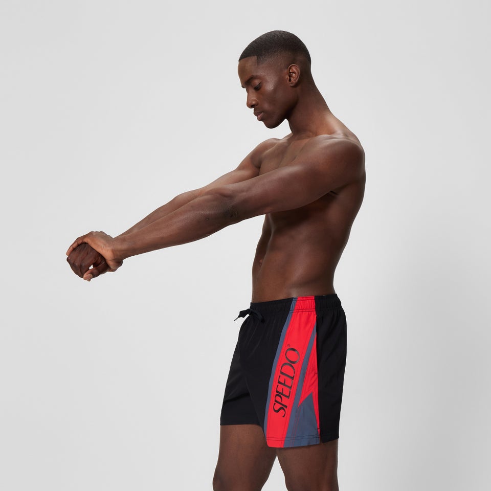 Men's Hyperboom 40cm Swim Shorts Black/Red