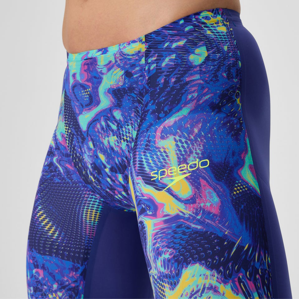 Herren Fastskin LZR Pure Valor 2.0 Schwimmhose mit hohem Bund Blau/Marineblau