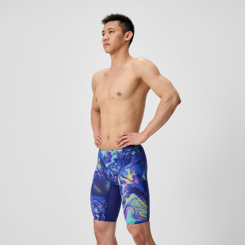 Herren Fastskin LZR Pure Valor 2.0 Schwimmhose mit hohem Bund Blau/Marineblau