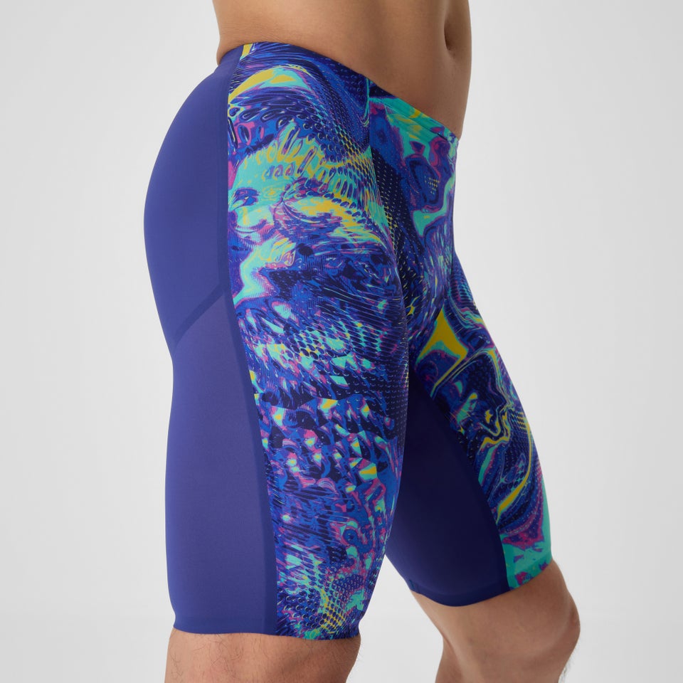 Herren Fastskin LZR Pure Valor 2.0 Schwimmhose mit hohem Bund Blau/Marineblau