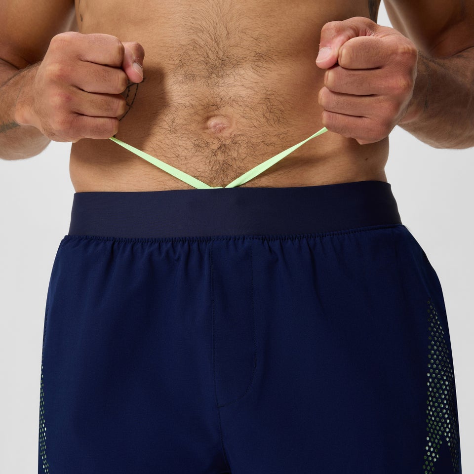 Men's 40.5cm Swim Shorts with Jammer Navy/Green