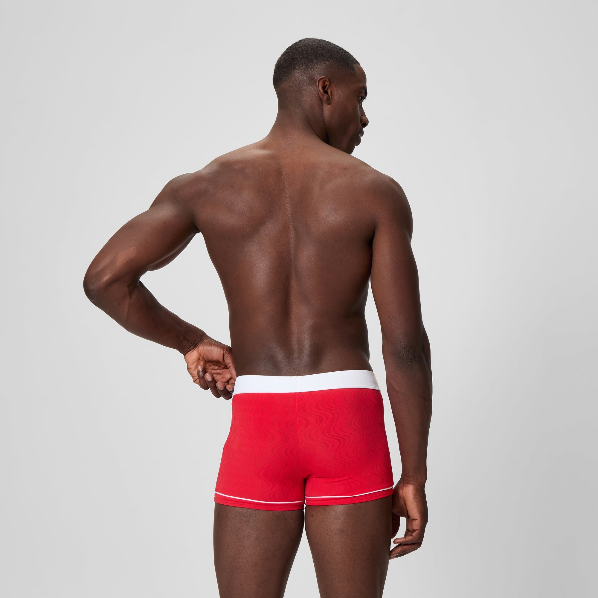 Men's Jetstream Textured Square Leg Red | Speedo USA