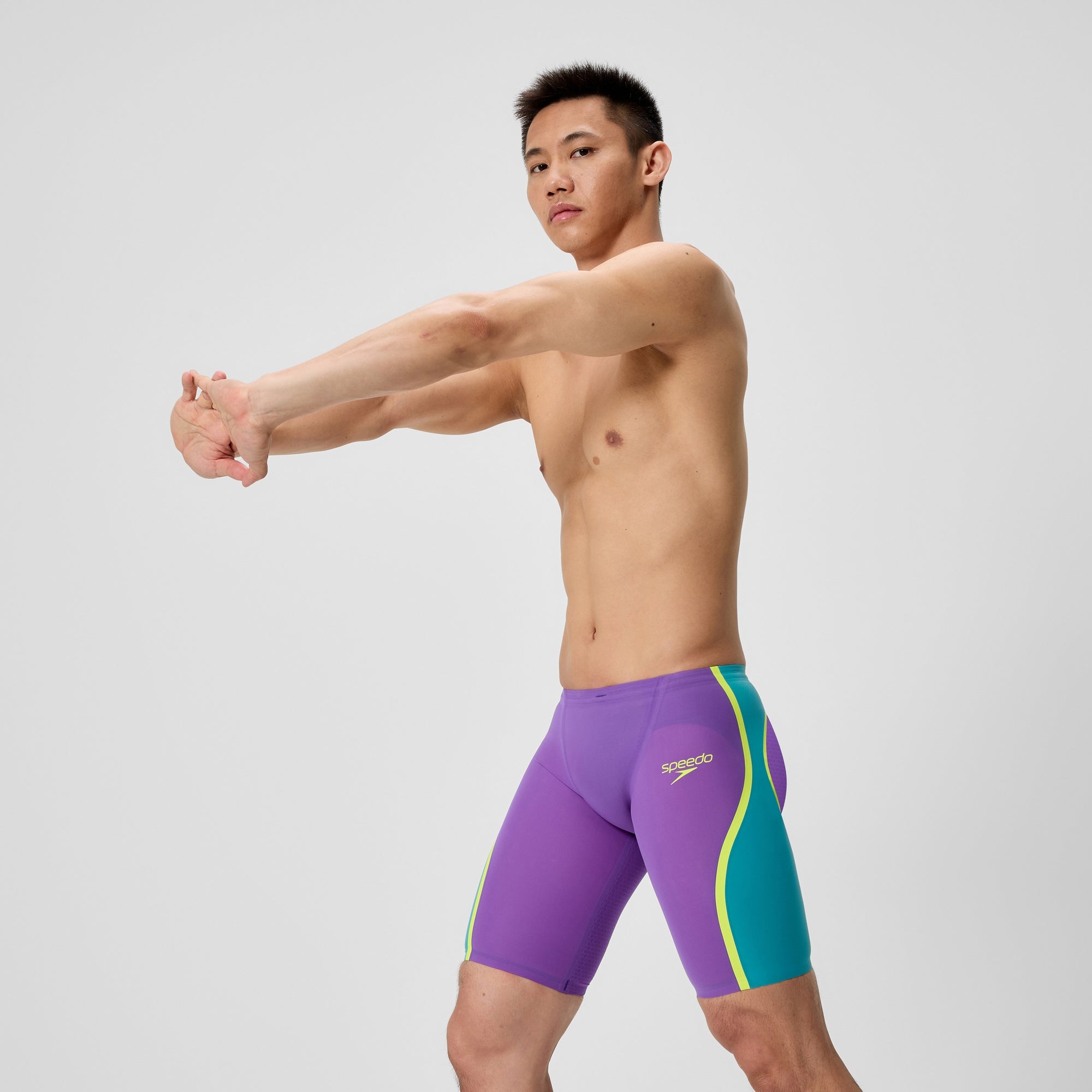 Men's Fastskin LZR Pure Intent 2.0 Jammer Purple/Blue | Speedo UK