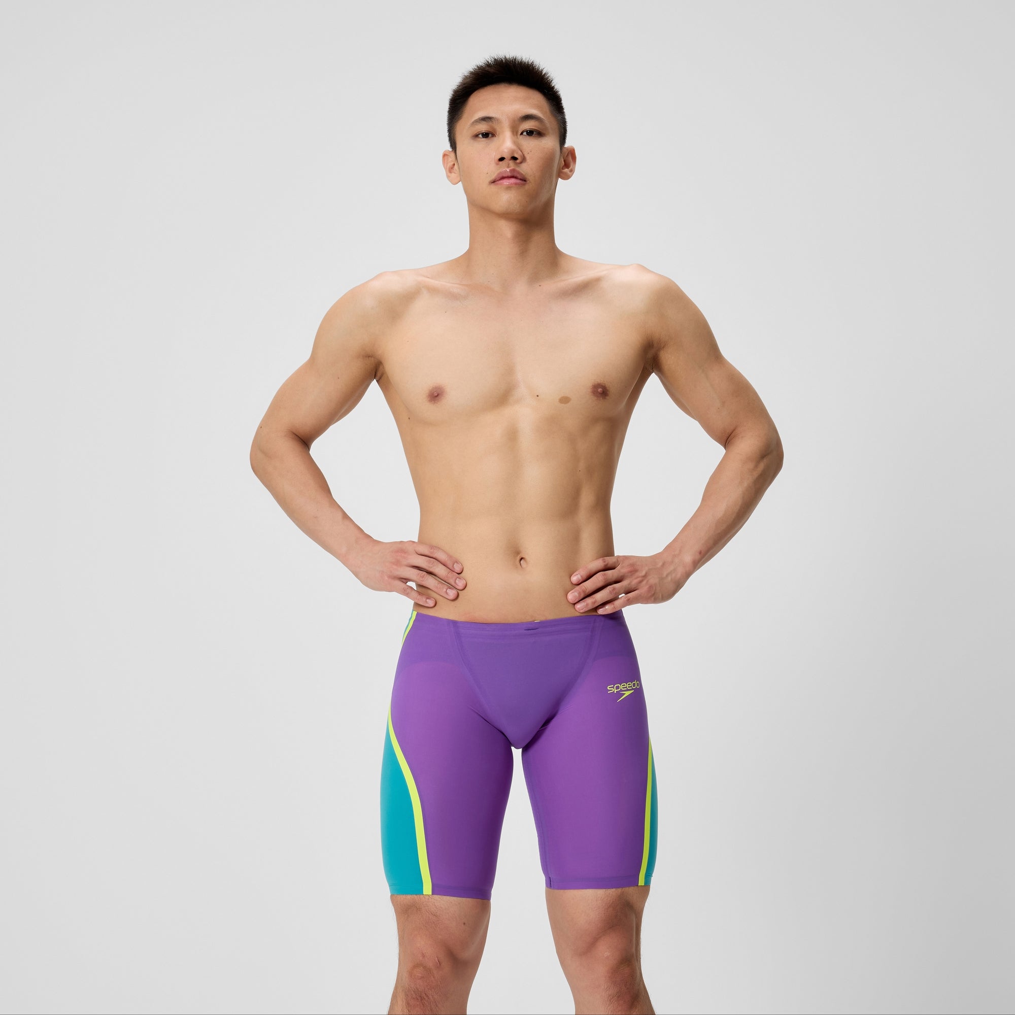 Men's Fastskin LZR Pure Intent 2.0 Jammer Purple/Blue | Speedo UK