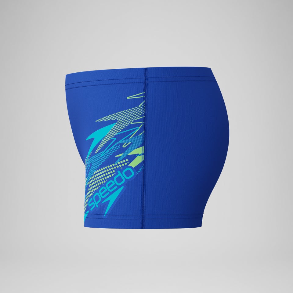 Jungen Medley Aquashorts mit Logo Blau/Türkis