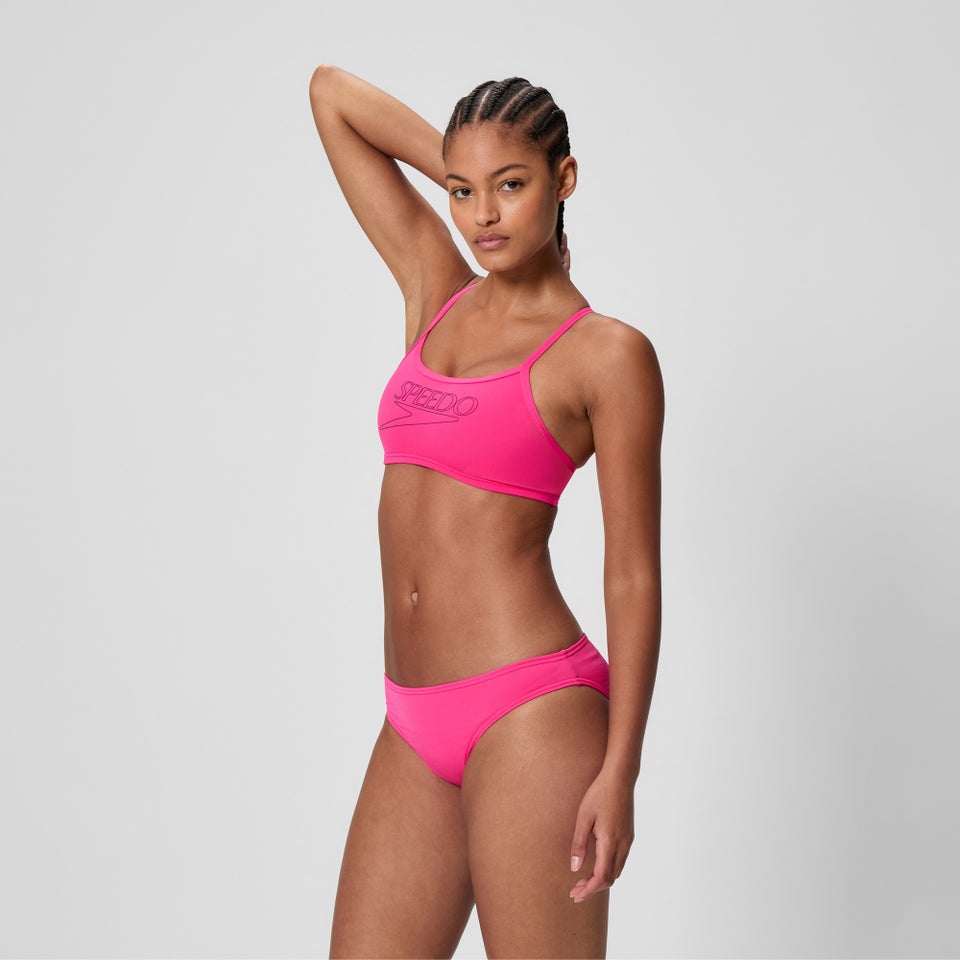 Women's Endurance+ Logo Thinstrap Bikini Set Pink