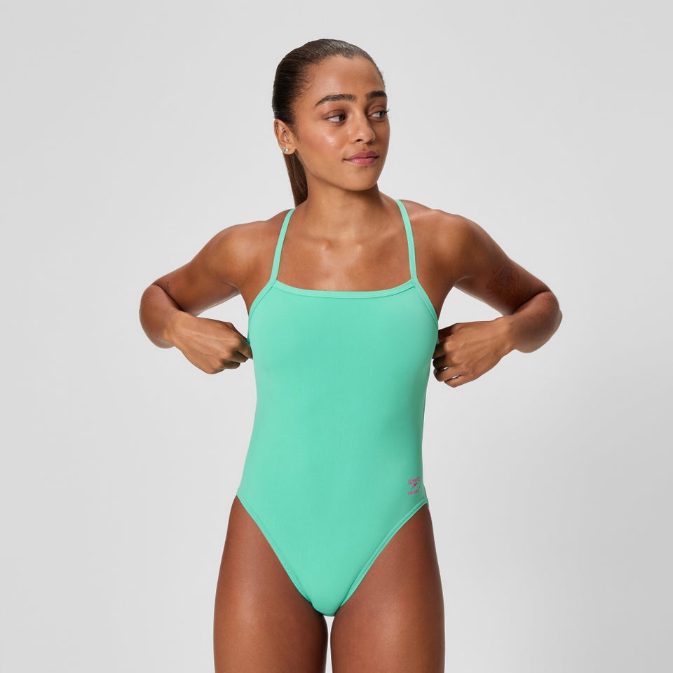 Maillot de bain Femme Club Training V-Back 2.0 turquoise