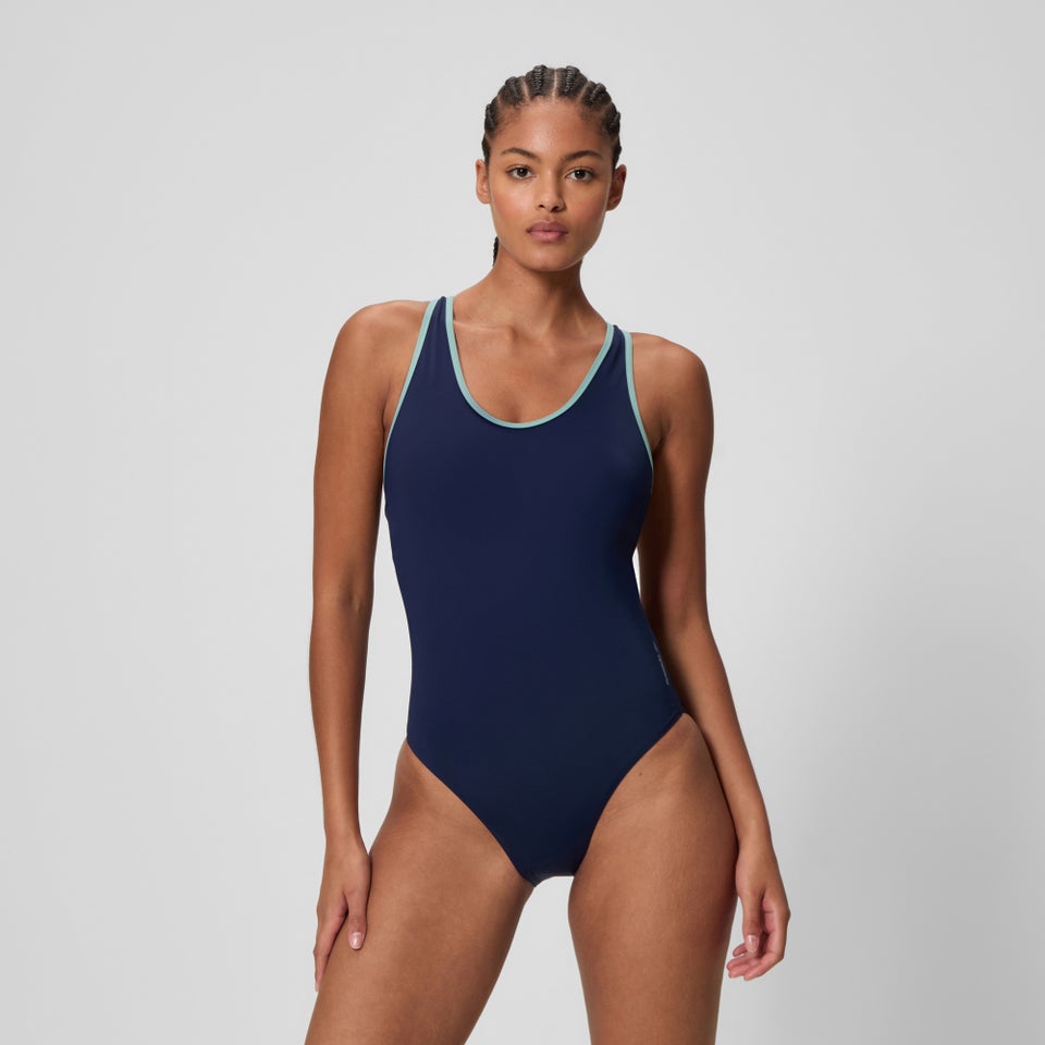 Women's Sculpture One Piece Navy/Green