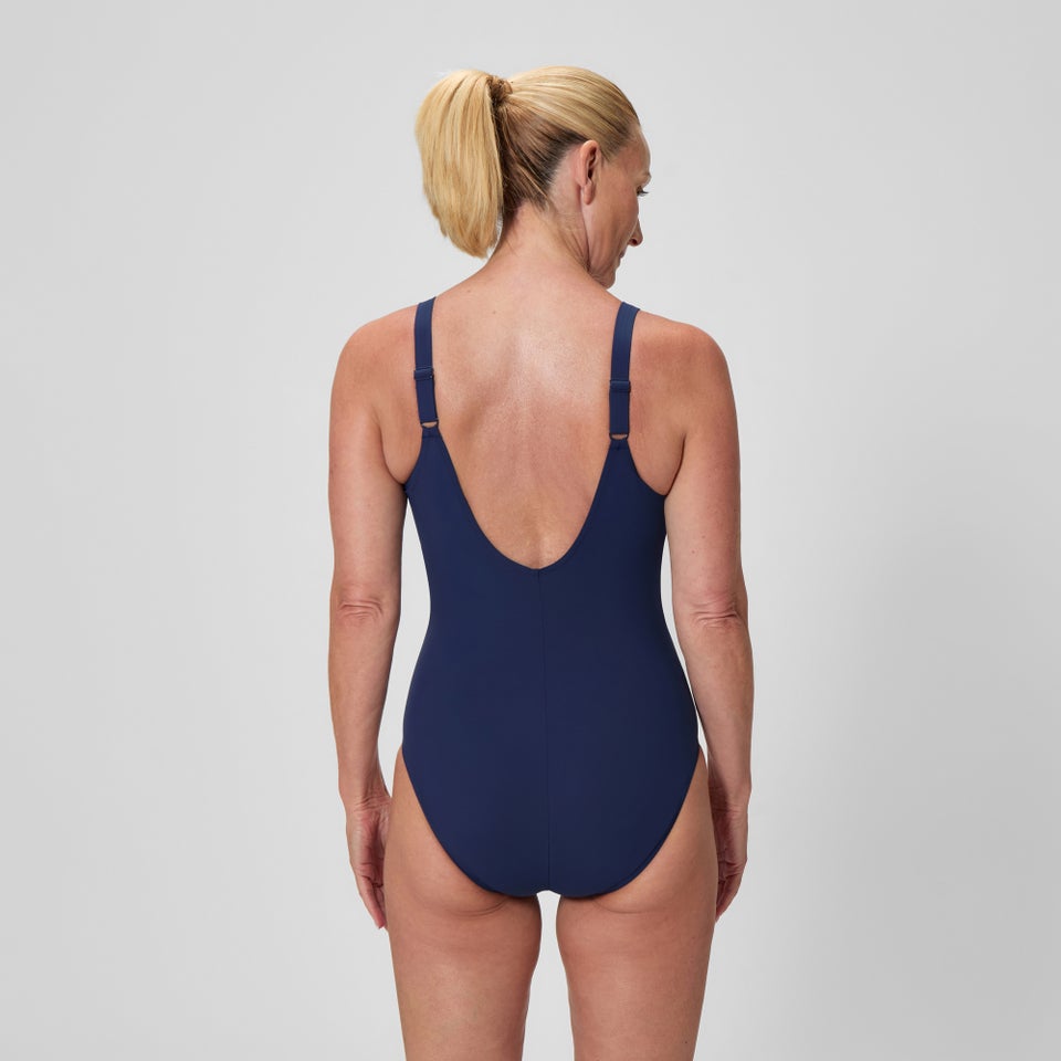 Women's Aquanite Solid One Piece Navy