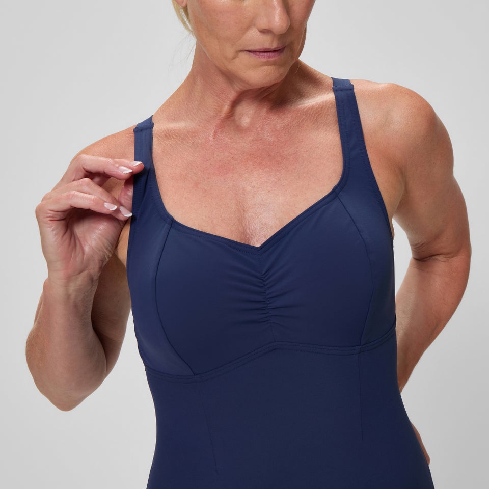 Women's Aquanite Solid One Piece Navy