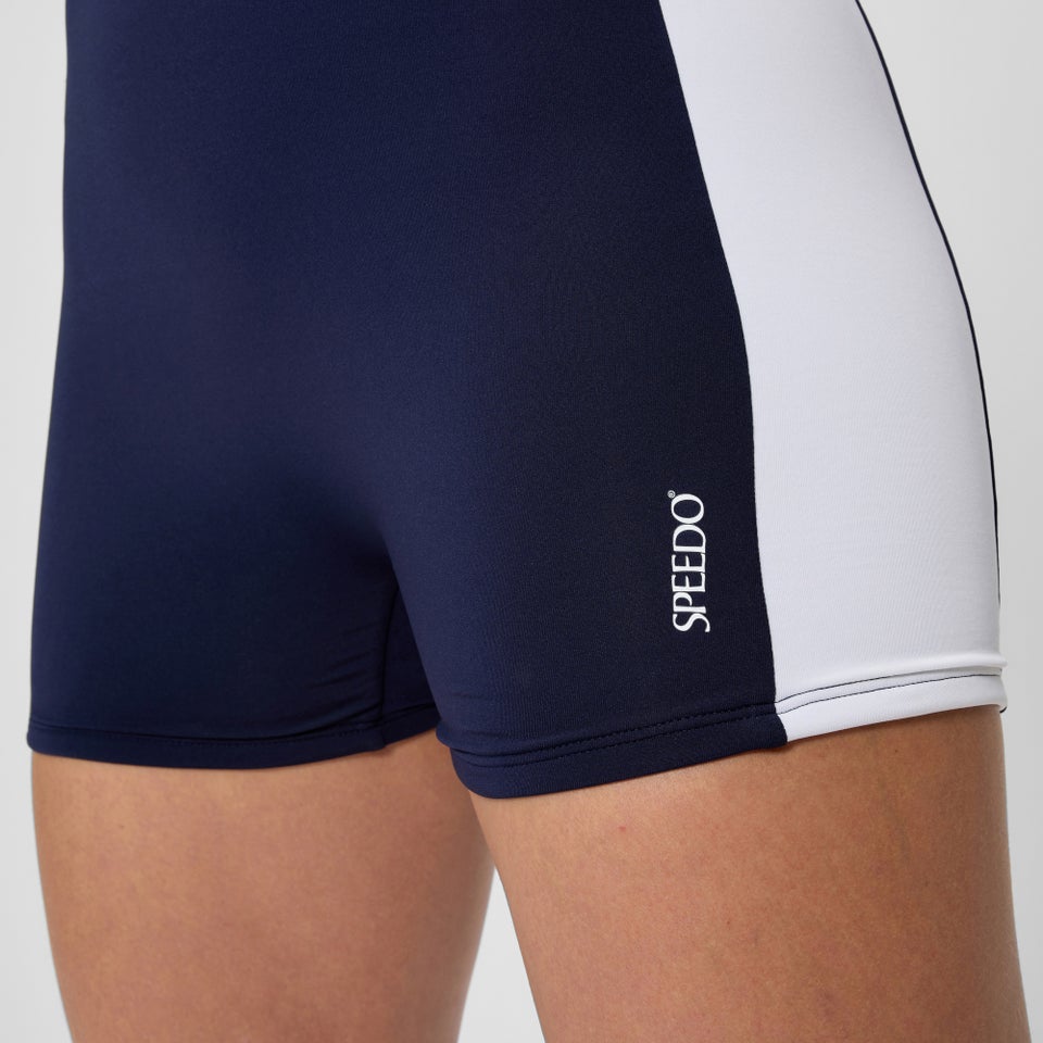 Women's Jetstream Colorblock Legsuit Navy/White