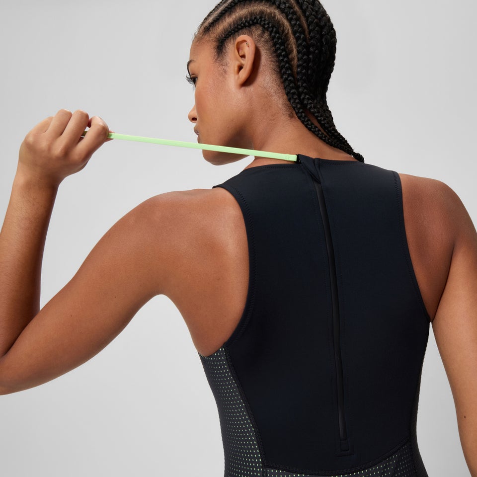 Women's Scuba Flex Hydrasuit Black/Green