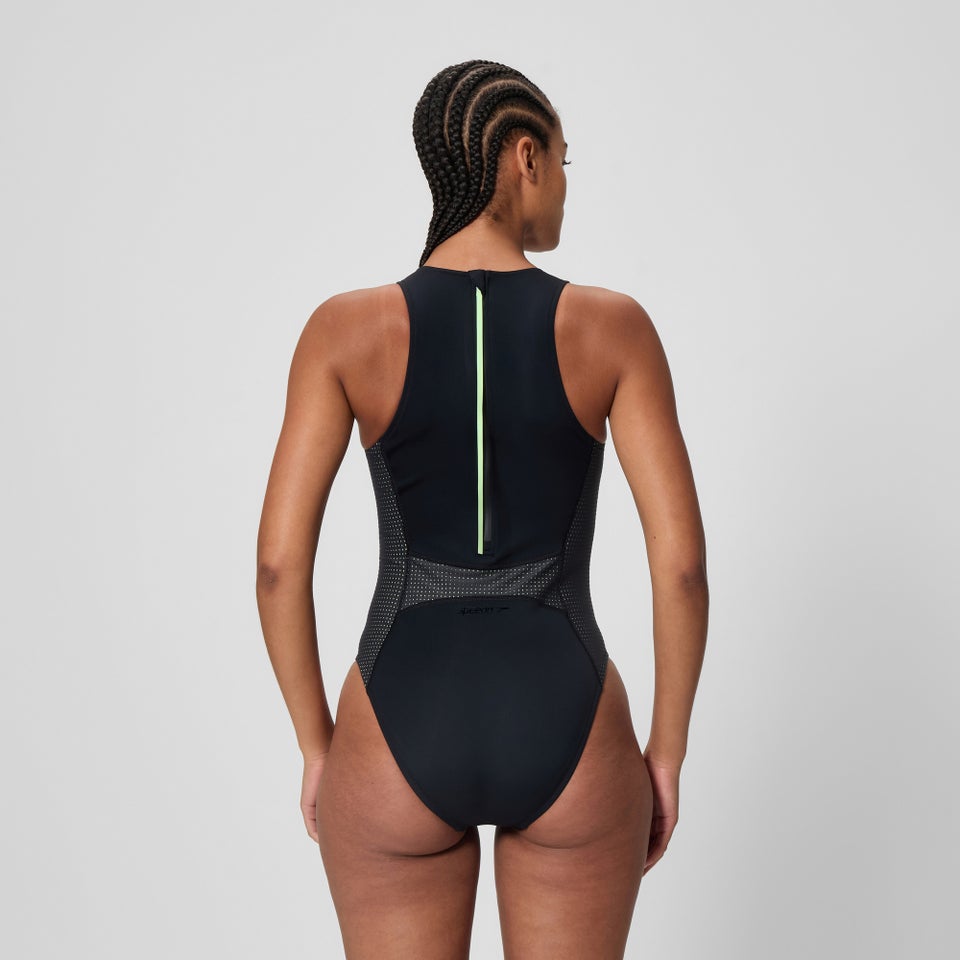 Women's Scuba Flex Hydrasuit Black/Green