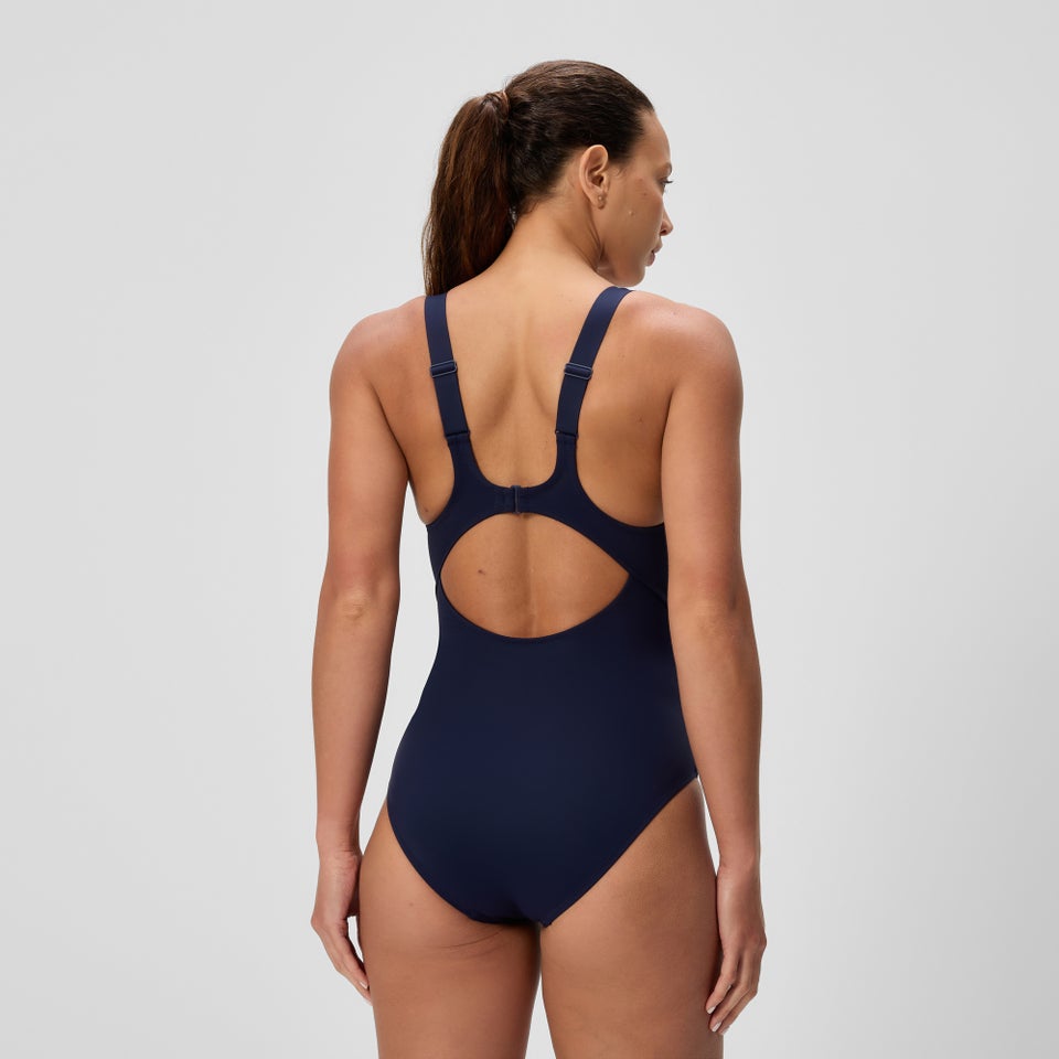 Women's Sculpture Butterfly Back One Piece Navy