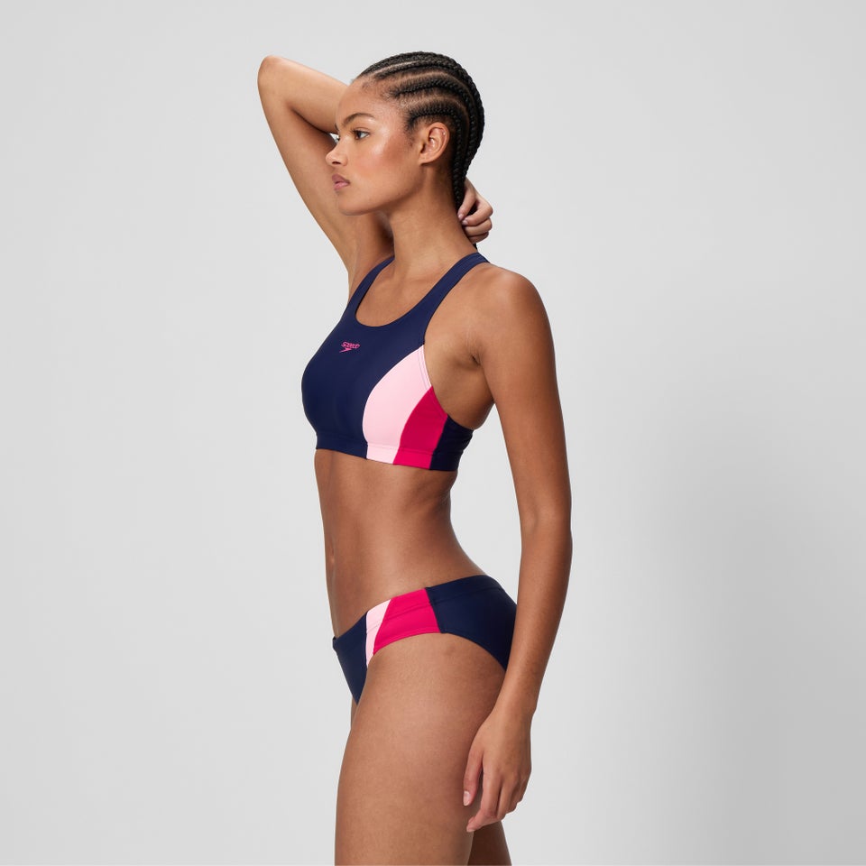 Women's Colorblock Splice 2.0 Two Piece Navy/Pink