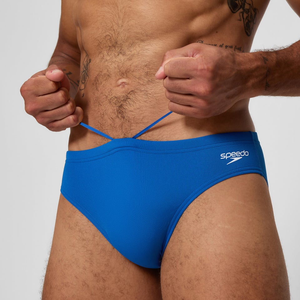 Men's Endurance+ Logo 6cm Brief Blue