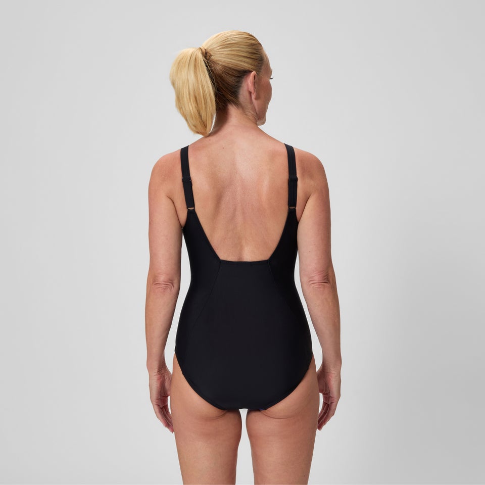 Women's Colorblock Contour One Piece Blue/Black