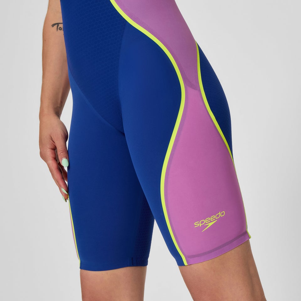 Women's Fastskin LZR Pure Intent 2.0 Closedback Kneeskin Navy/Purple