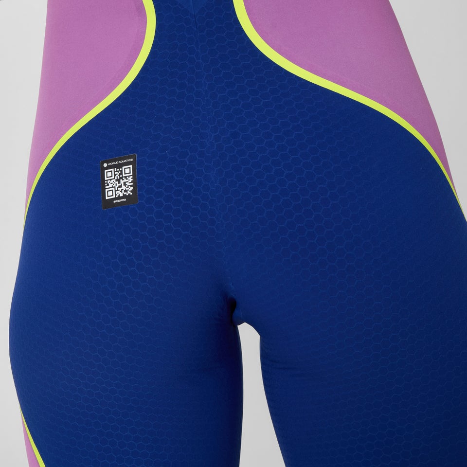 Women's Fastskin LZR Pure Intent 2.0 Closedback Kneeskin Navy/Purple