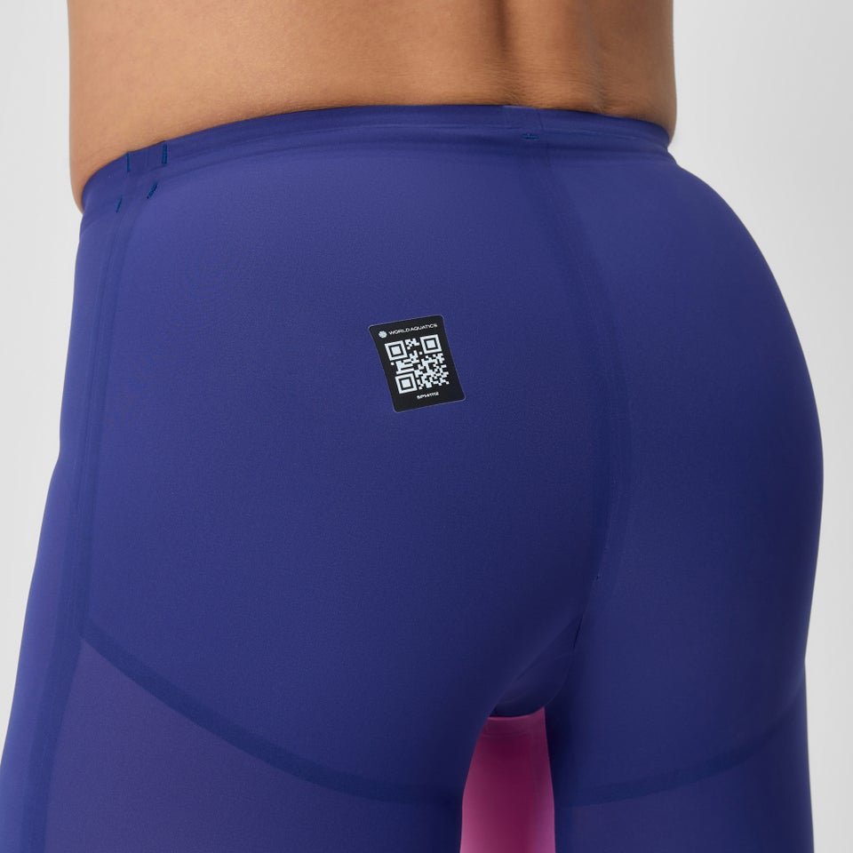 Men's Fastskin LZR Pure Valor 2.0 High Waisted Jammer Navy/Purple