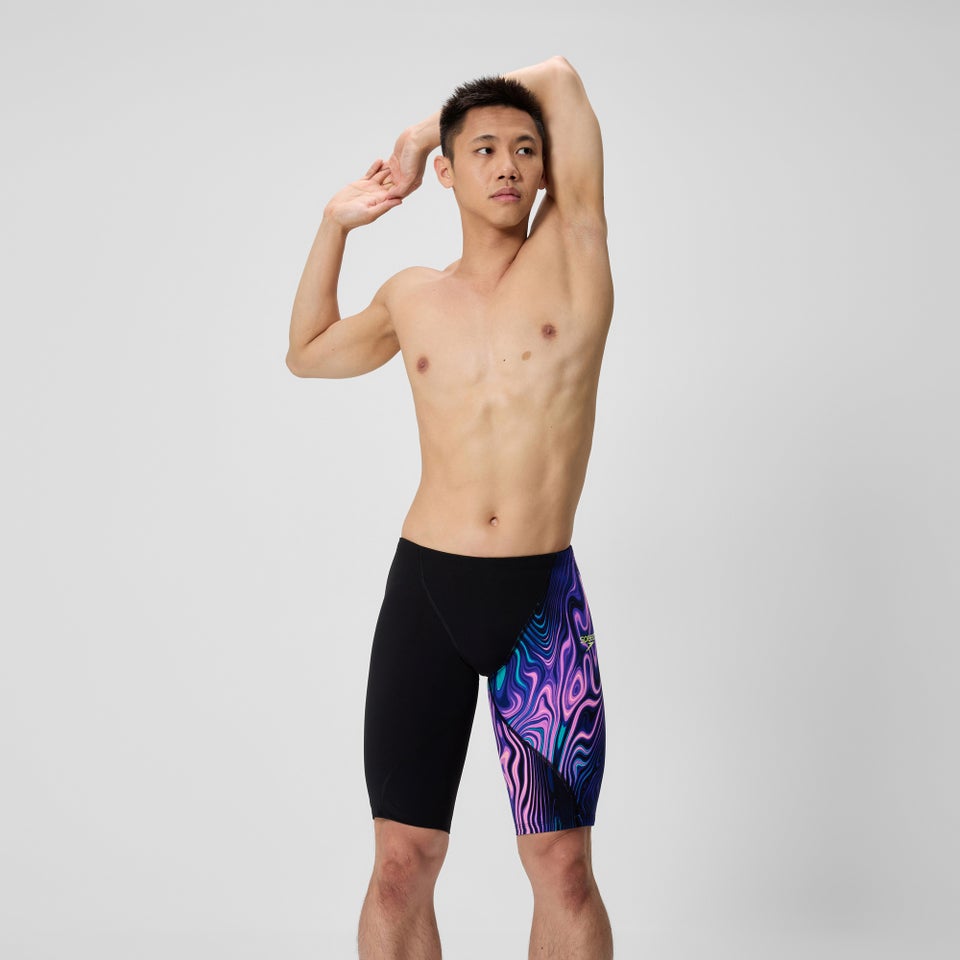 Herren Fastskin LZR Ignite Schwimmhose Schwarz/Pink
