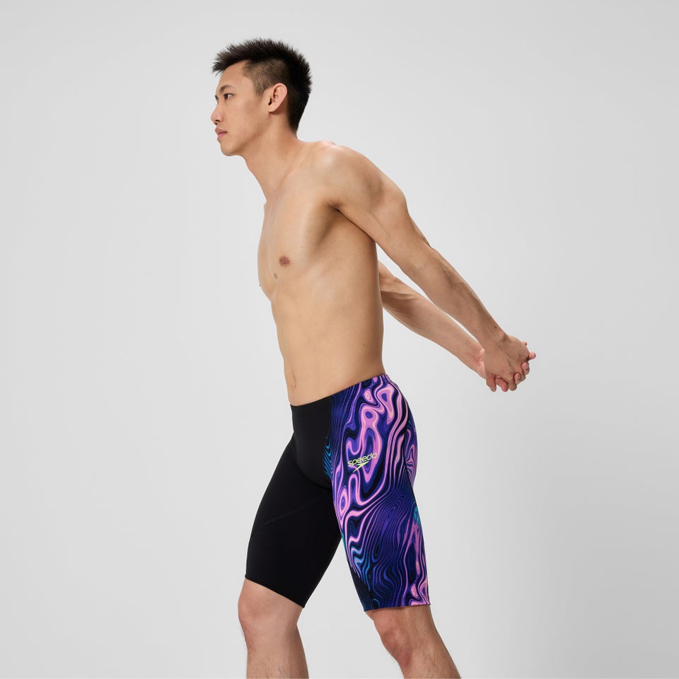 Herren Fastskin LZR Ignite Schwimmhose Schwarz/Pink