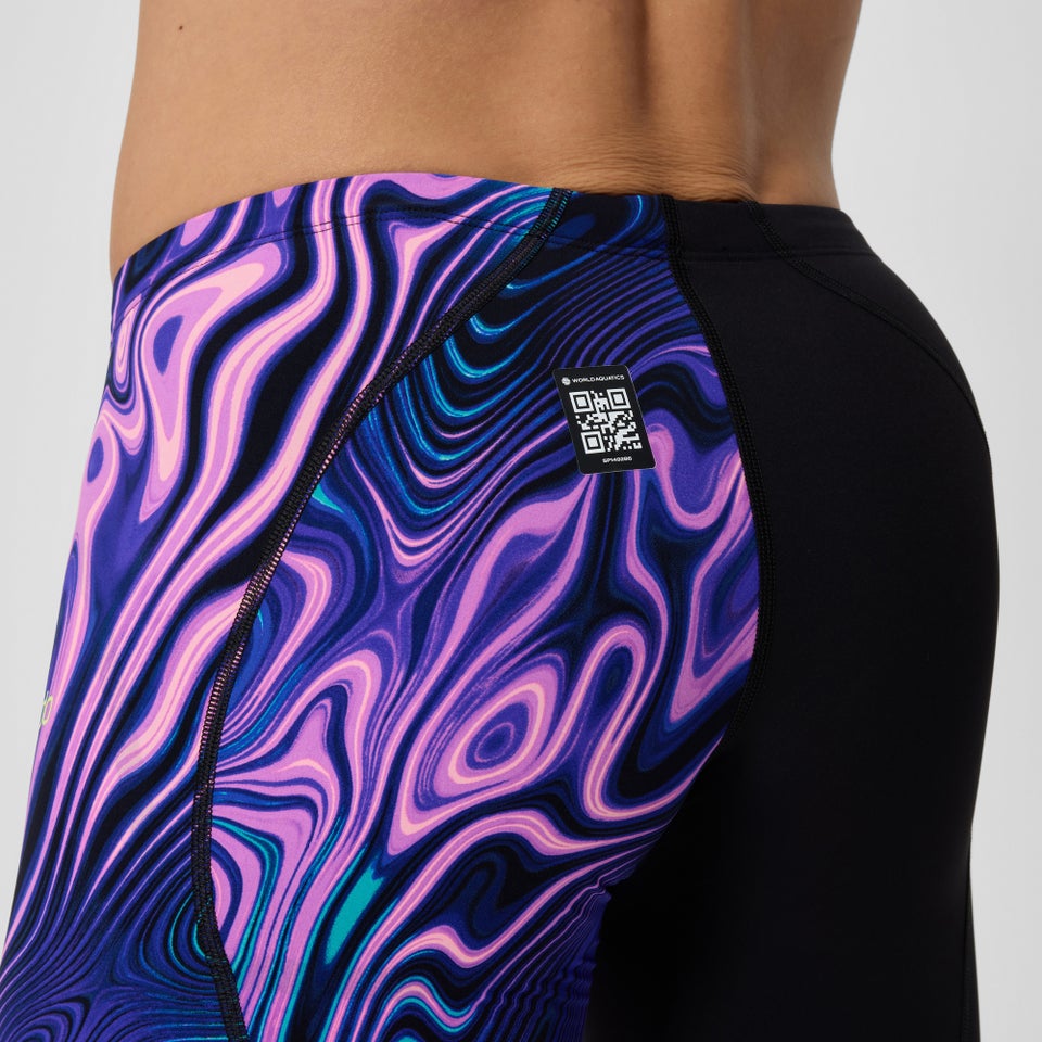 Herren Fastskin LZR Ignite Schwimmhose Schwarz/Pink
