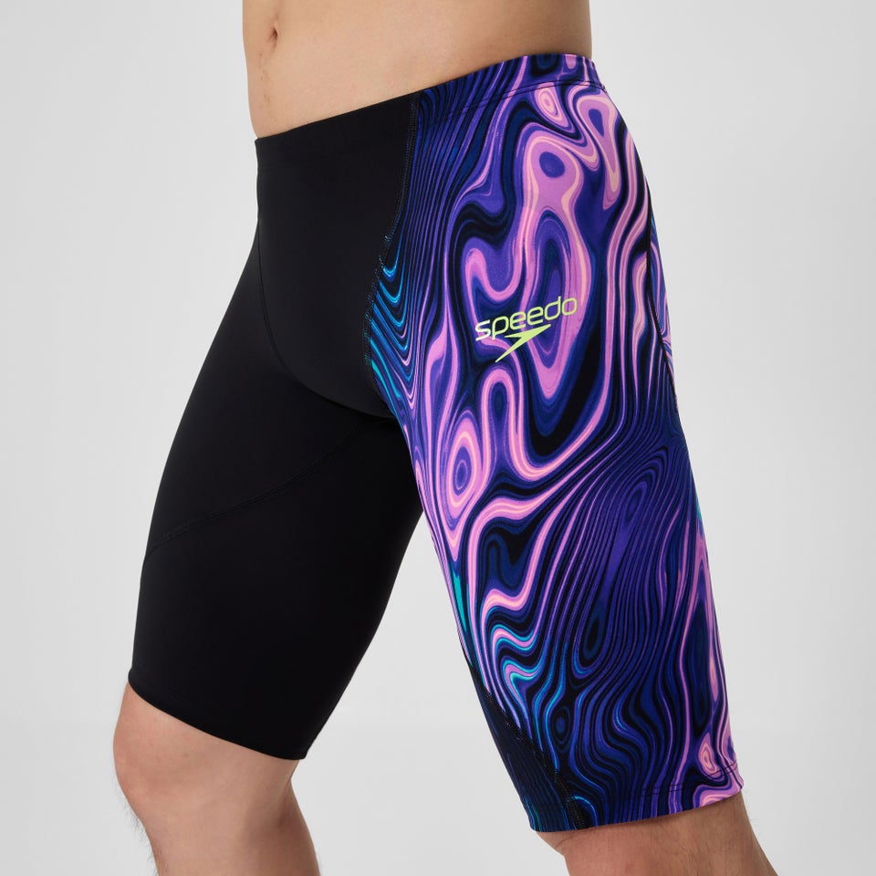 Herren Fastskin LZR Ignite Schwimmhose Schwarz/Pink