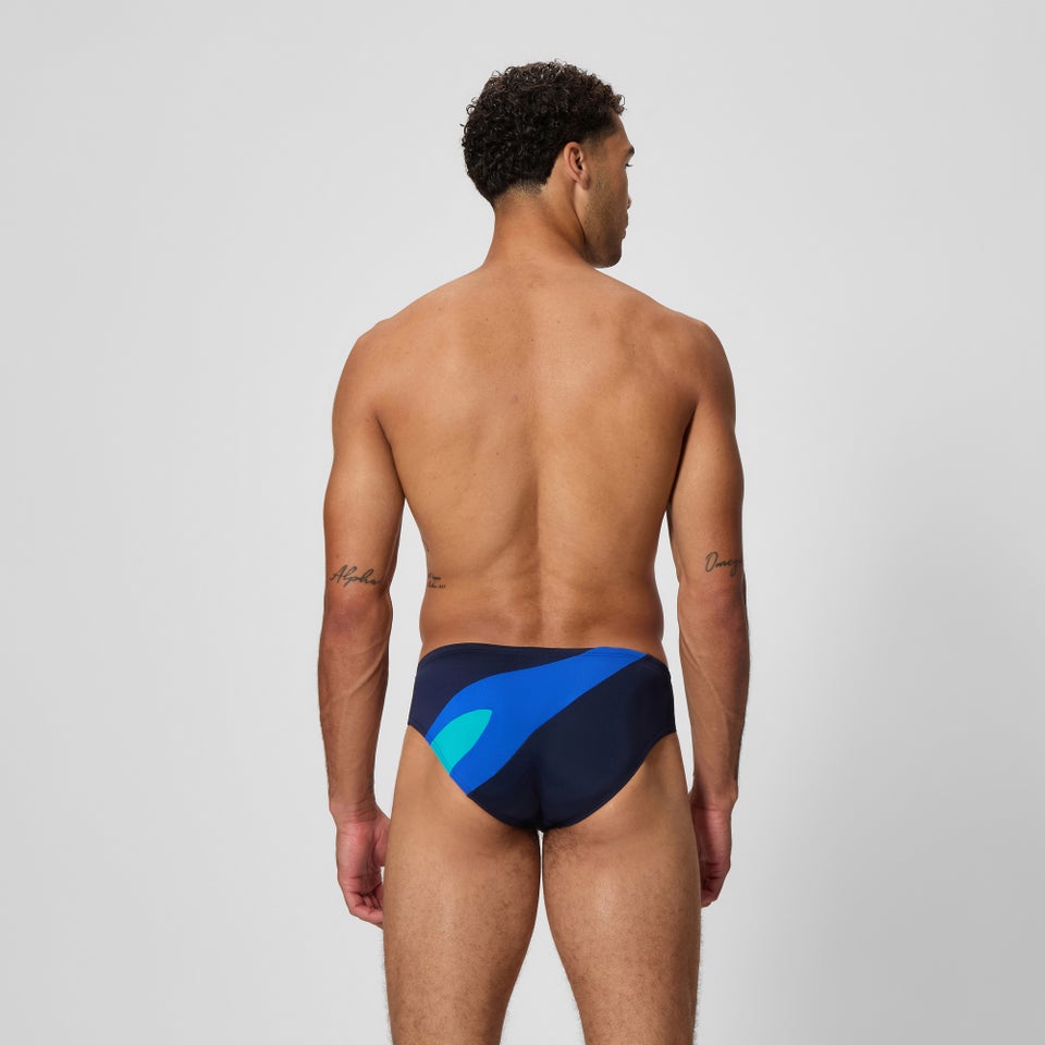 Herren Hyperboom Badehose Marineblau/Blau