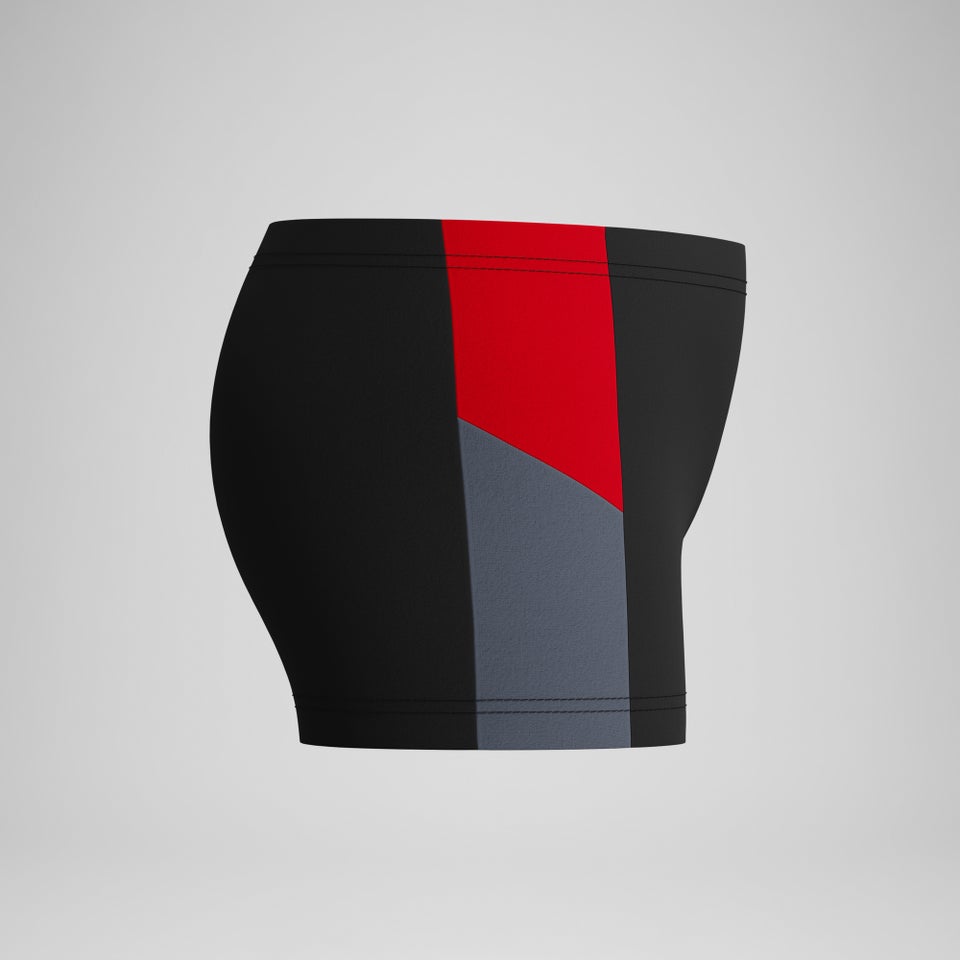 Jungen Dive Aquashorts Schwarz/Rot