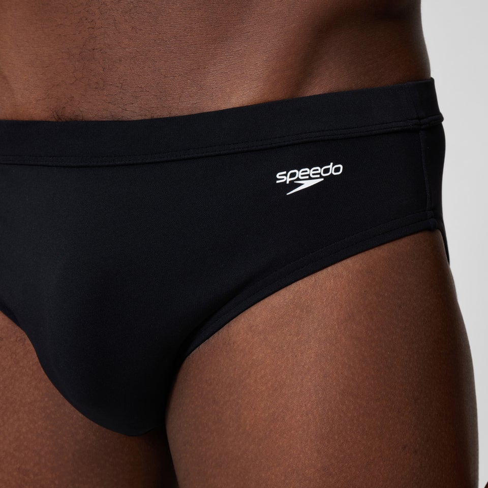 Caleçon uni de 3 po The Speedo pour hommes, noir