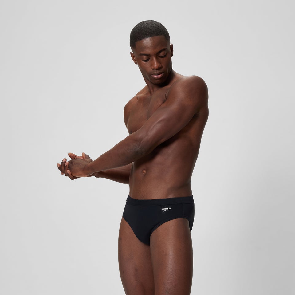 Caleçon uni de 3 po The Speedo pour hommes, noir