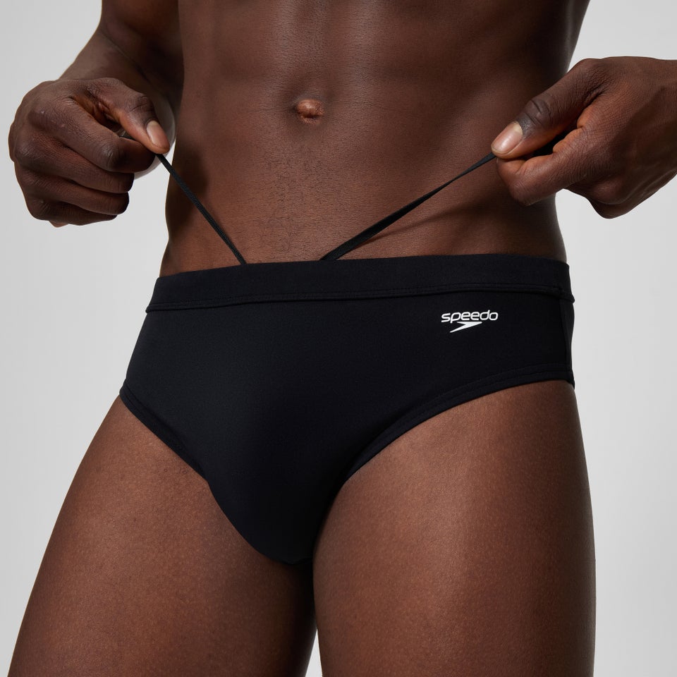 Caleçon uni de 3 po The Speedo pour hommes, noir