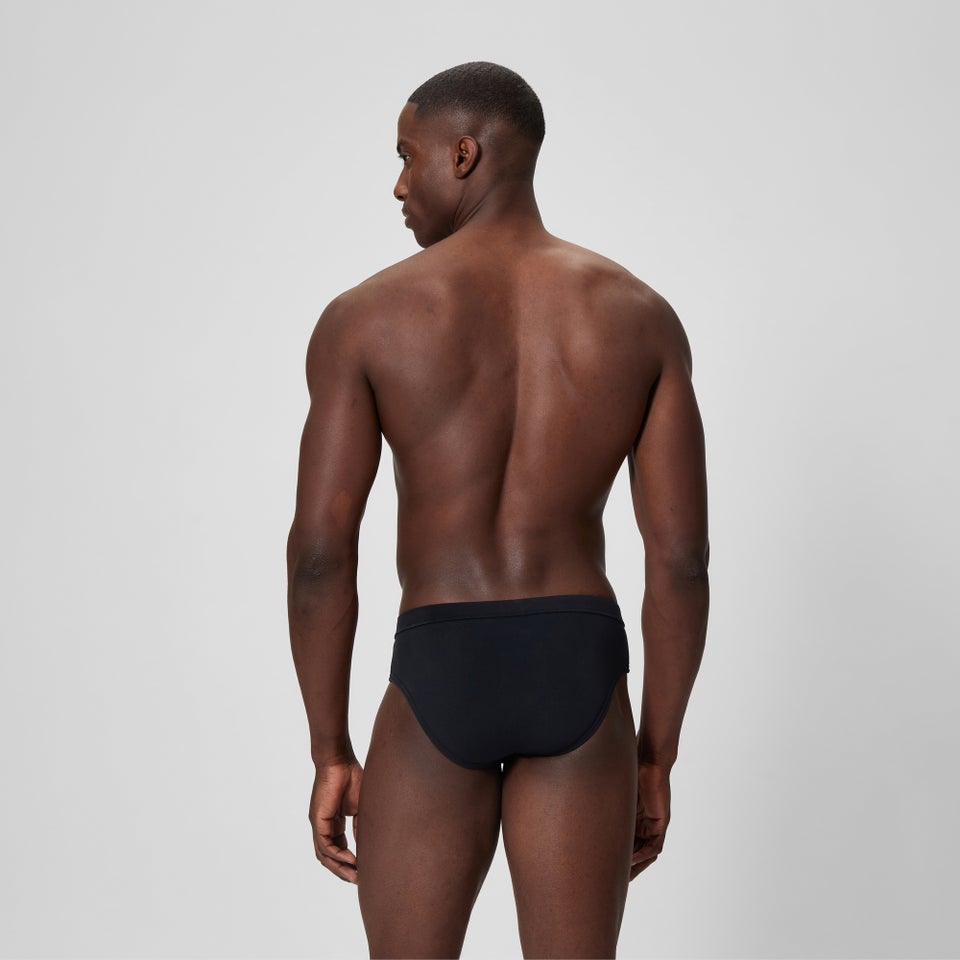 Caleçon uni de 3 po The Speedo pour hommes, noir