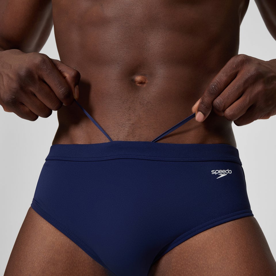 Men's The Speedo Solid 5" Brief Navy