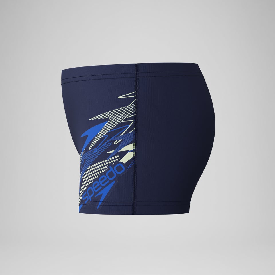 Jungen Medley Aquashorts mit Logo Marineblau/Blau