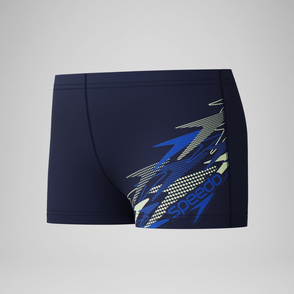 Jungen Medley Aquashorts mit Logo Marineblau/Blau