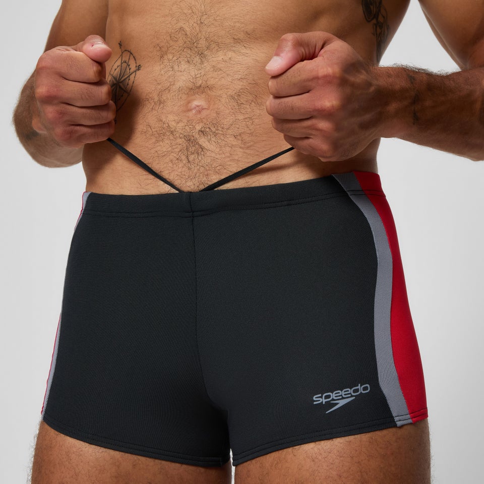 Men's Splice Square Leg Black/Red