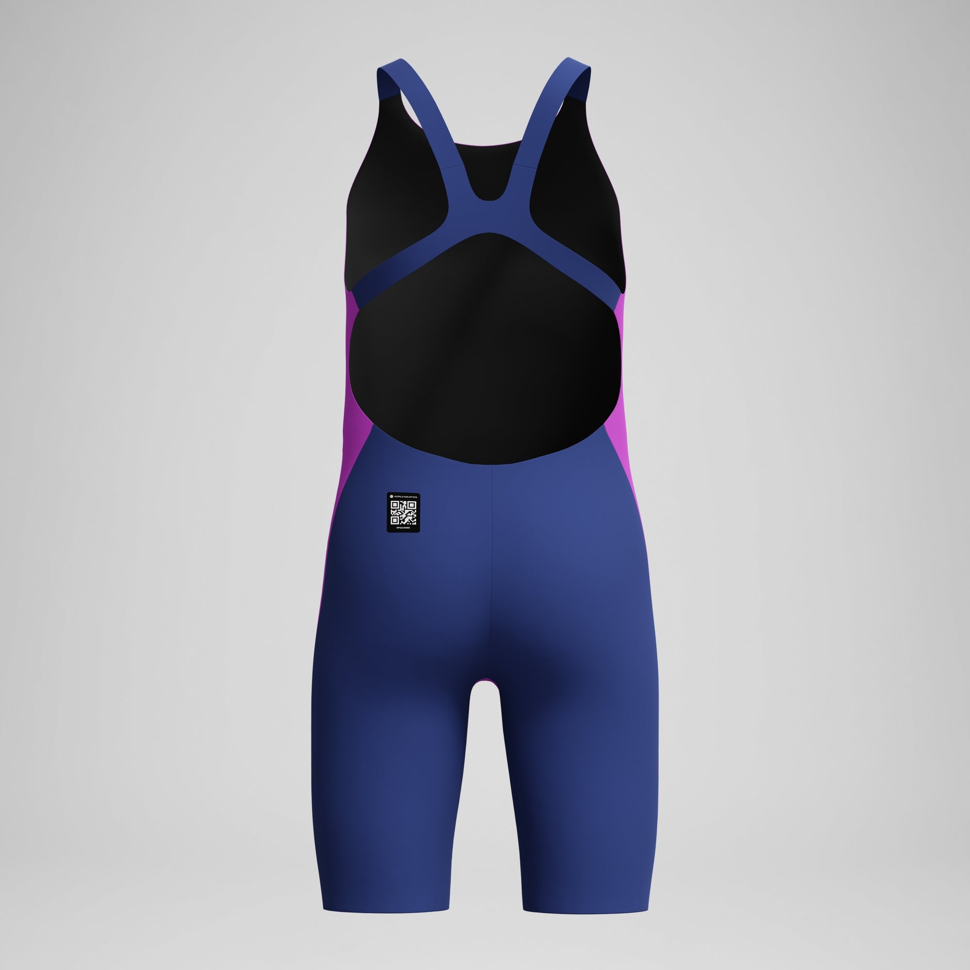 Girls Fastskin Endurance+ Max Openback Kneeskin Purple/Navy
