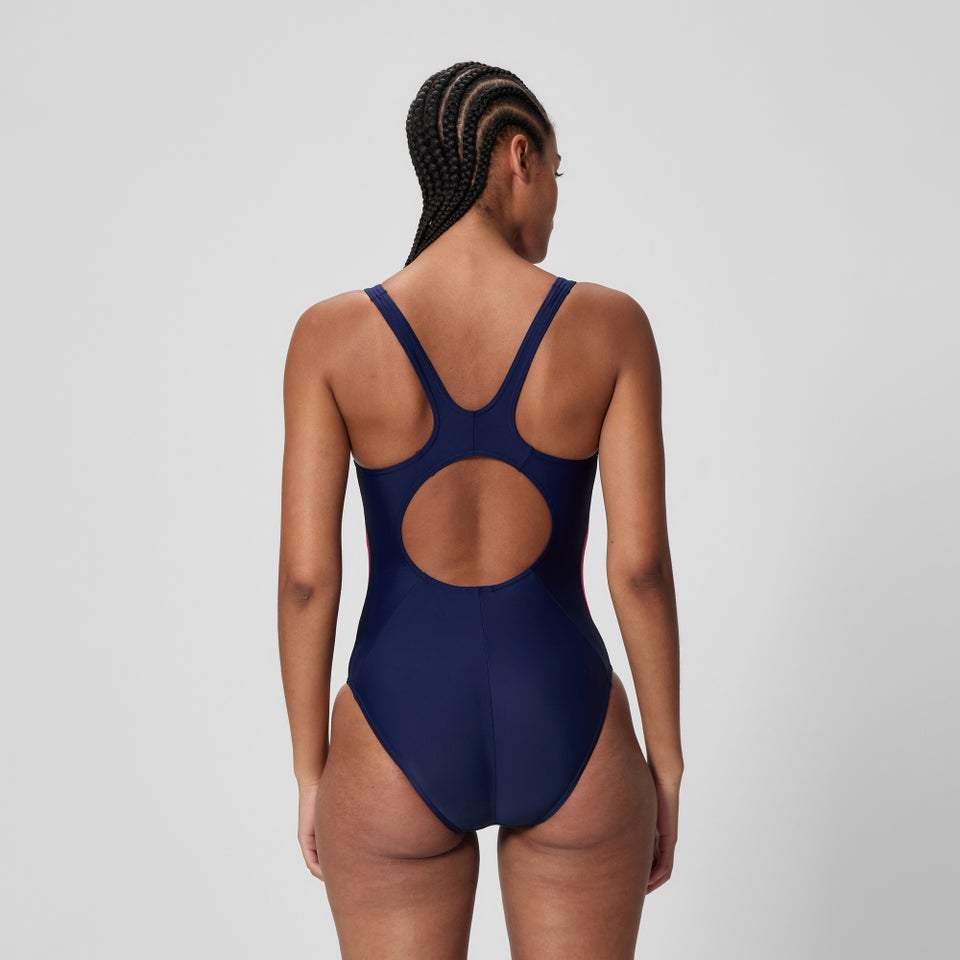Women's Colorblock Splice 2.0 One Piece Navy/Pink