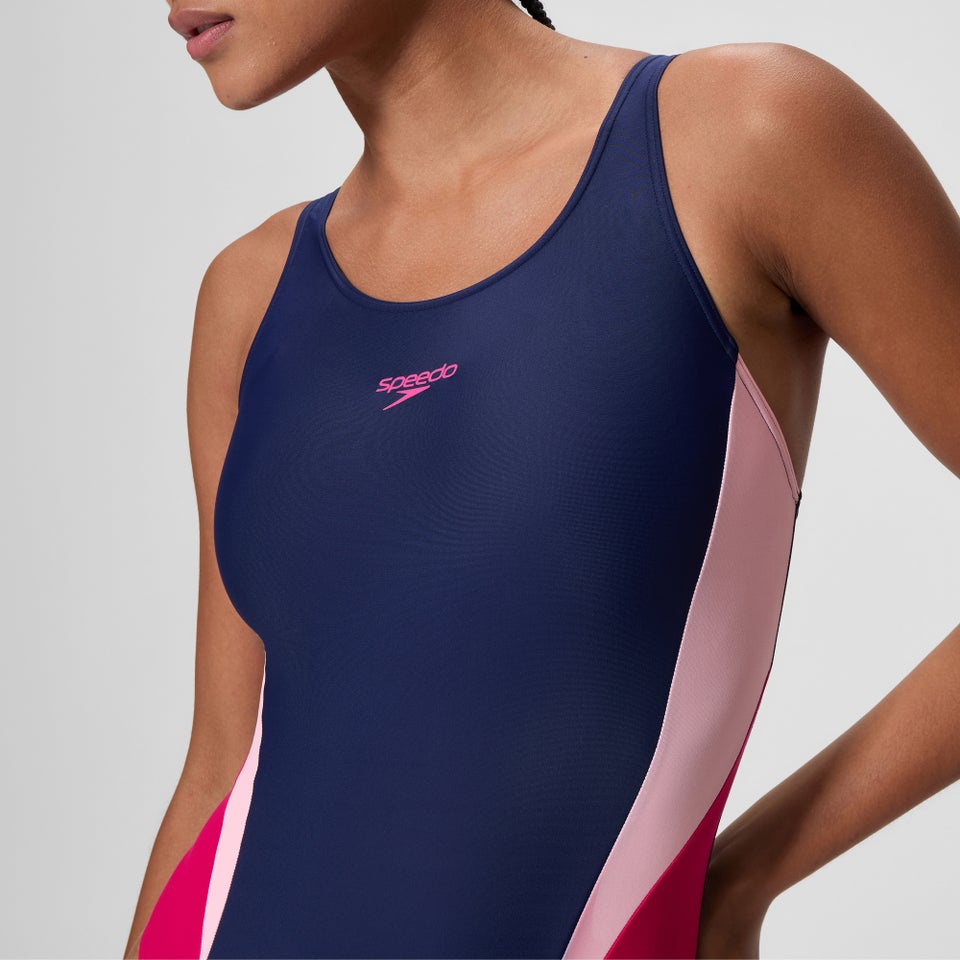 Women's Colorblock Splice 2.0 One Piece Navy/Pink